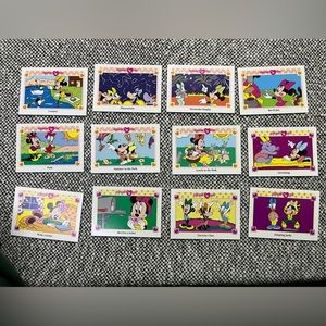 Vintage Minnie and Me Disney Trading Cards - Bundle of 12